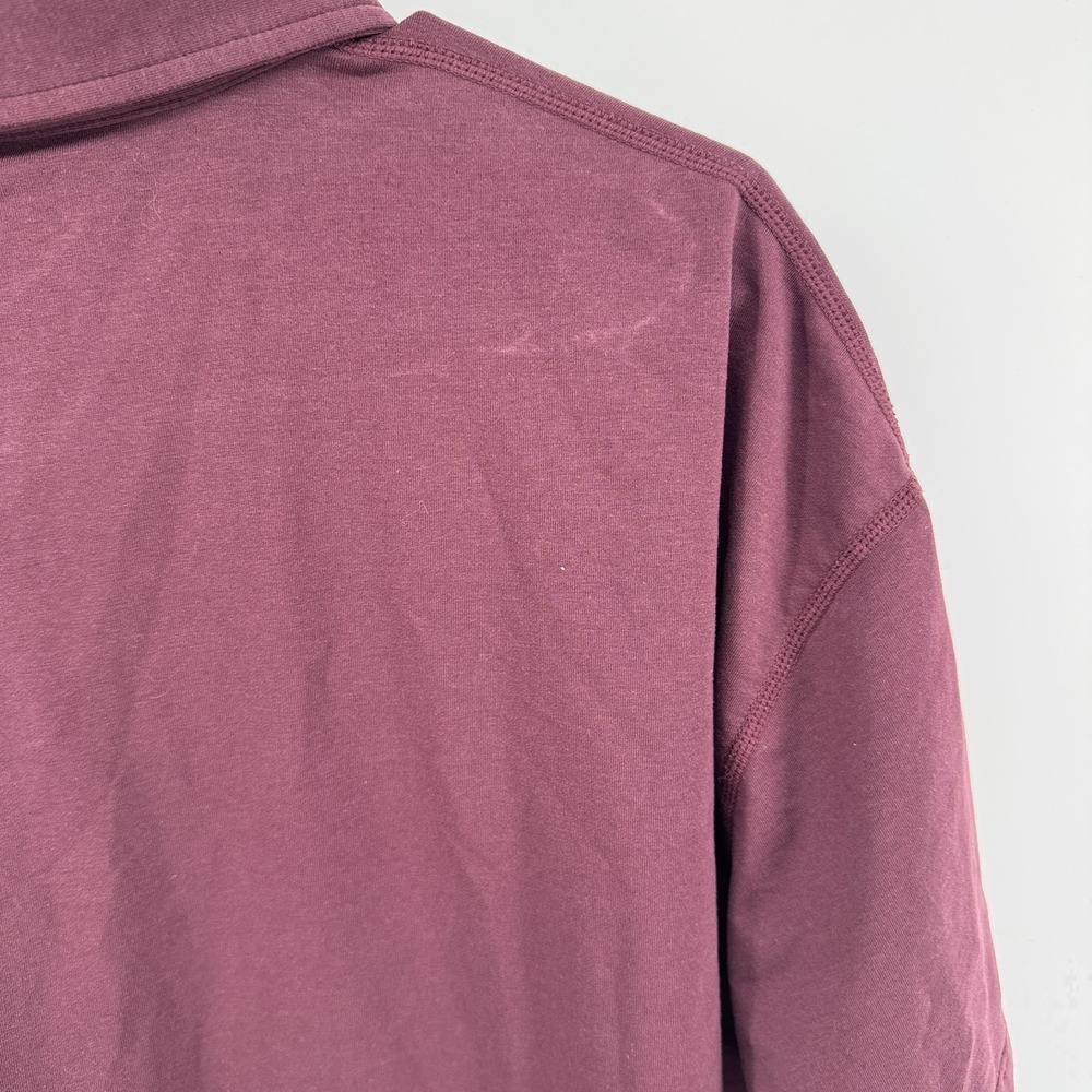 BYLT Premium Basics LUX Polo Shirt XXL Maroon Stretch Performance Casual Golf - Picture 9 of 10